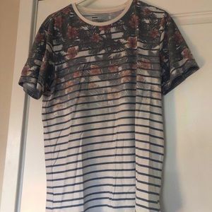 Men’s Public Opinion Faded Floral Tee